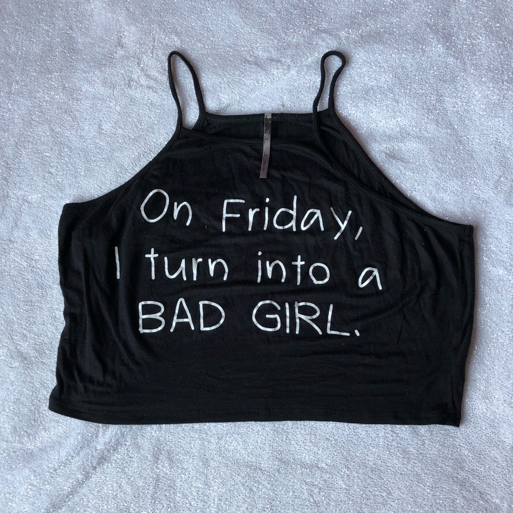 Black Crop Top
